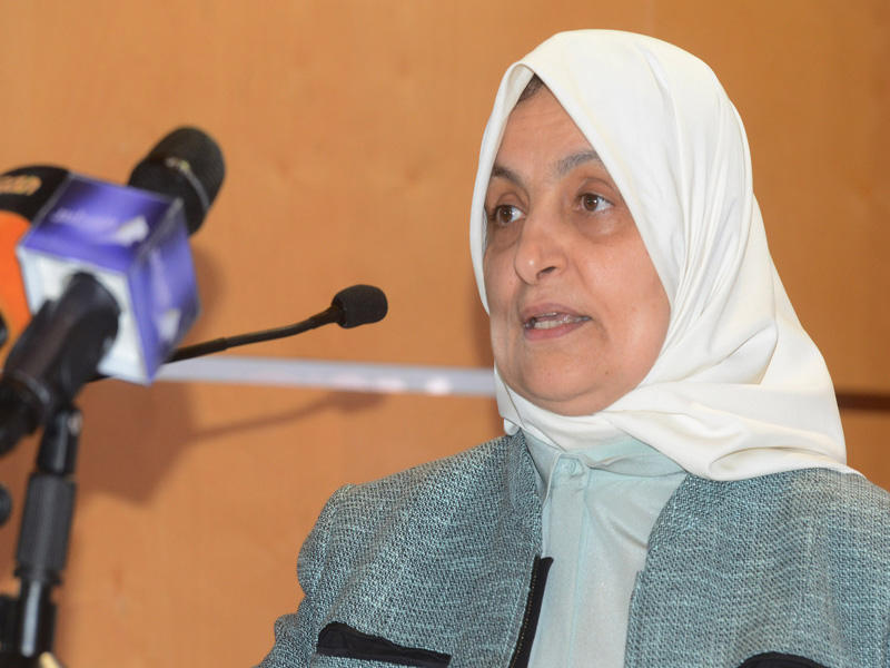  وزيرة الشؤون الاجتماعية والعمل وزيرة الدولة للشؤون الاقتصادية هند الصبيح