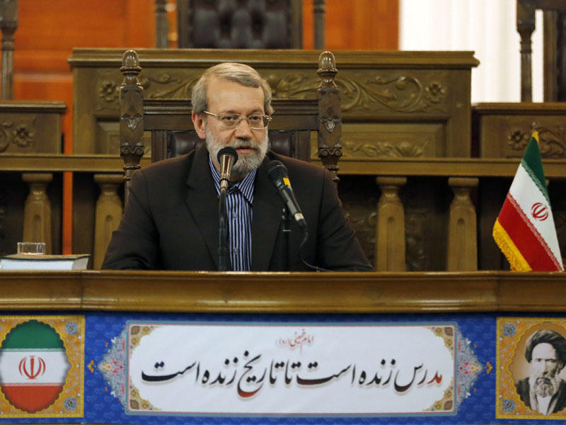 رئيس مجلس الشورى الإيراني علي لاريجاني 