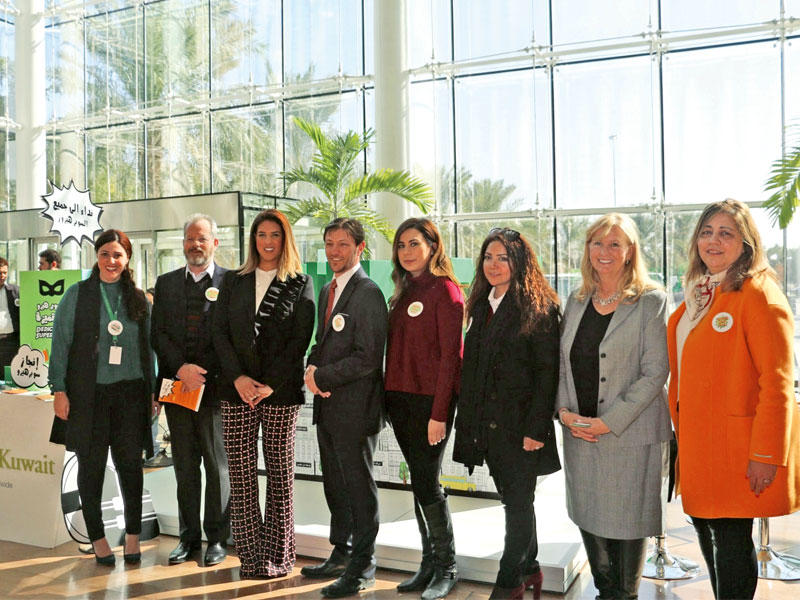 متطوعو صناعات الغانم مع رنا النيباري