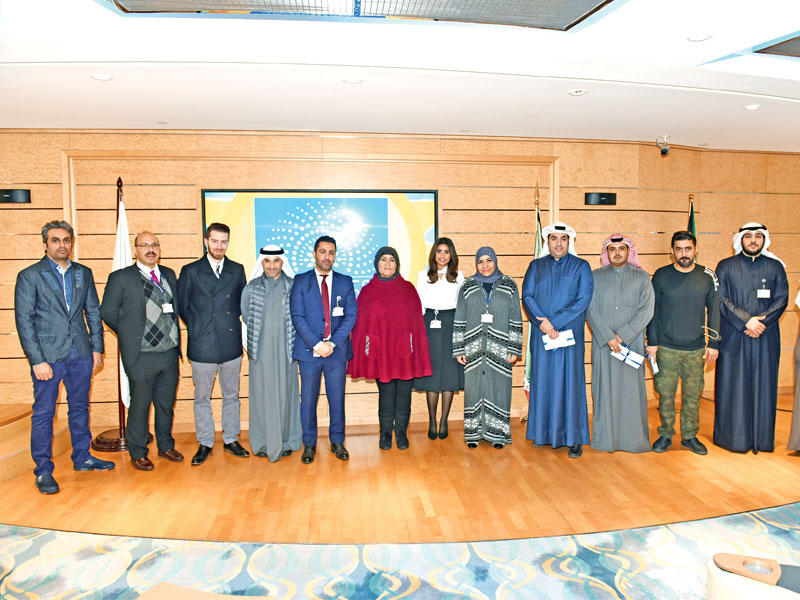 لقطة جماعية لفريق عمل سدرة ووزارة النفط