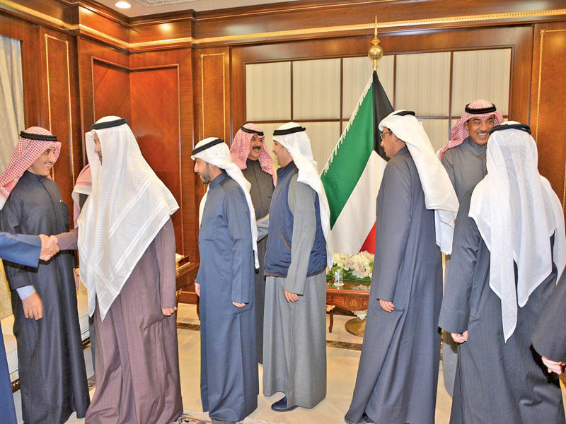 الخالد يتلقى التهاني من قياديي «الخارجية»