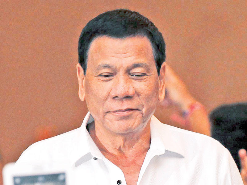  الرئيس الفلبيني رودريغو دوتيرتي