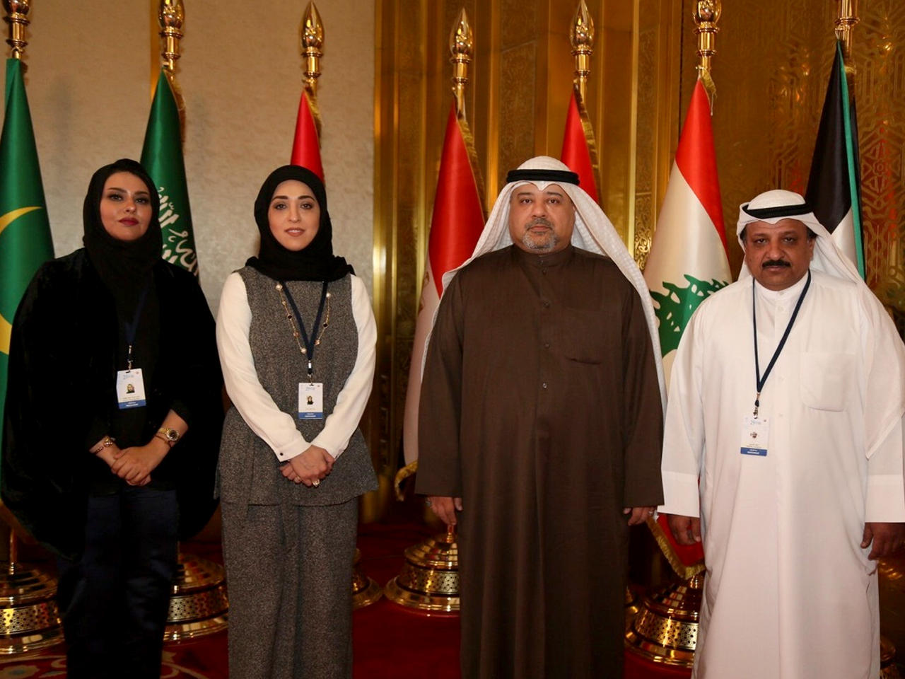 مهدي يتوسط أعضاء الوفد الكويتي المشارك في أعمال الدورة الوزارية الـ29 للجنة الأمم المتحدة الاقتصادية والاجتماعية لغربي آسيا