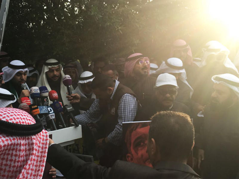 جانب من الوقفة التضامنية