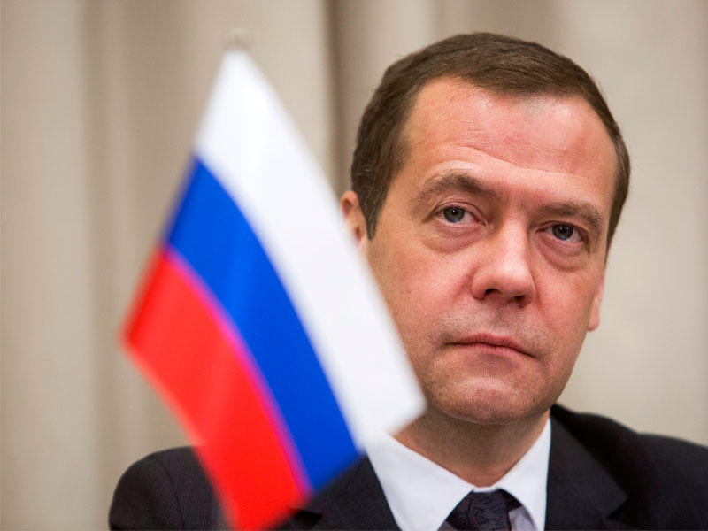  رئيس الوزراء الروسي ديميتري ميدفيديف