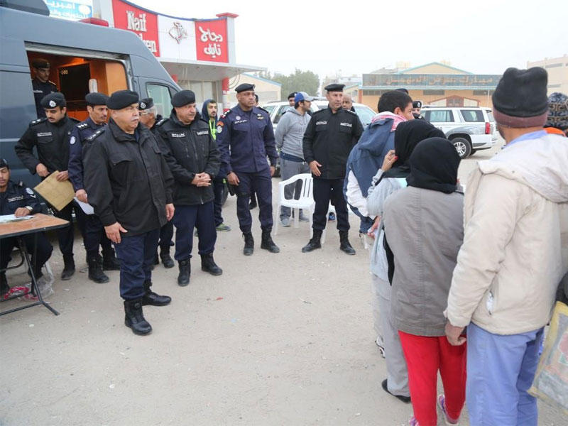  حملة أمنية بمنطقة «جليب الشيوخ امس