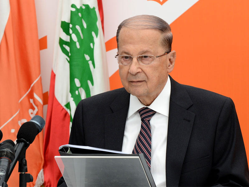 رئيس الجمهورية اللبنانية ميشال عون 
