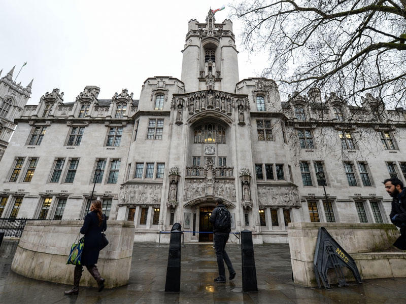 مبنى المحكمة البريطانية العليا