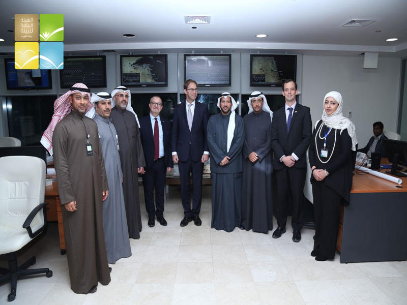 جانب من لقاء وزير الدولة البريطاني توبايس الوود