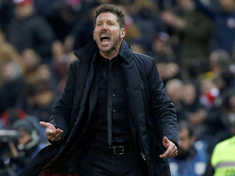  مدرب أتلتيكو مدريد دييغو سيميوني