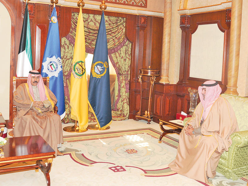 ولي العهد مستقبلاً ثامر العلي أمس