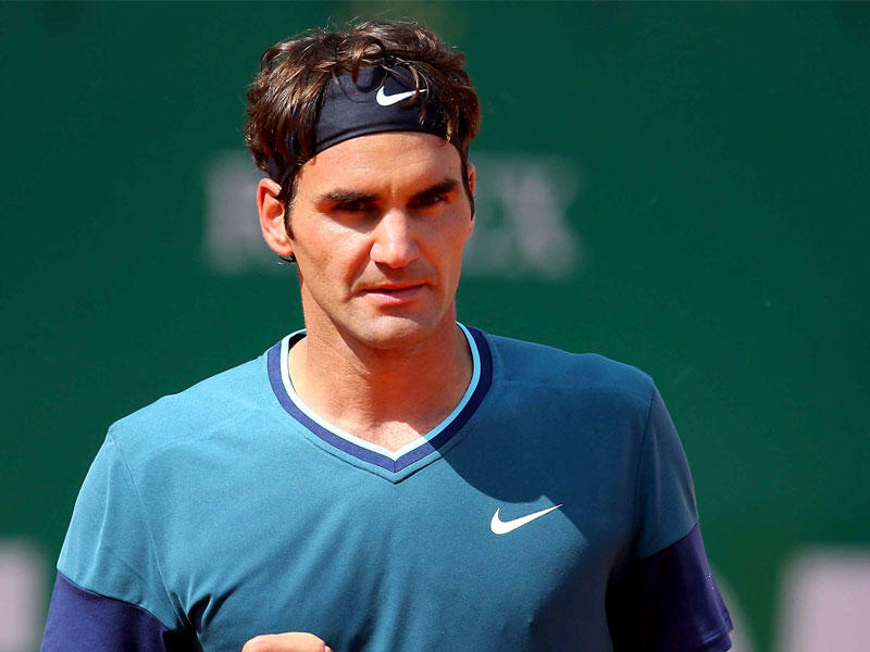  لاعب التنس السويسري روجيه فيدرر