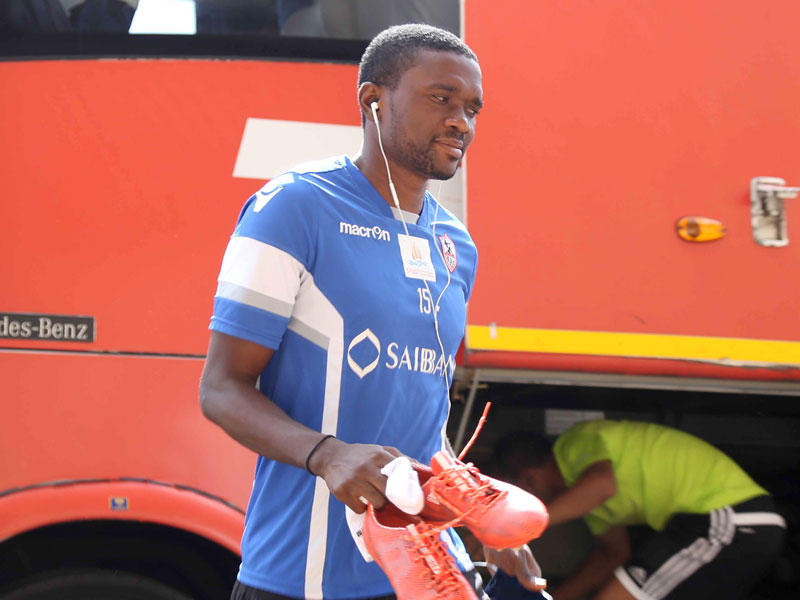 النيجيري معروف يوسف لاعب وسط نادي الزمالك