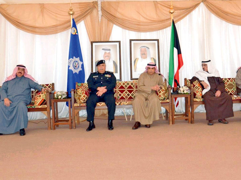 الجراح والفهد والفارس والمهنا والغوص والعبدالله خلال اللقاء