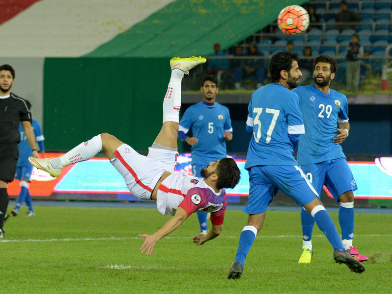 الهدف الجميل لعبدالهادي خميس في مرمى الجهراءn