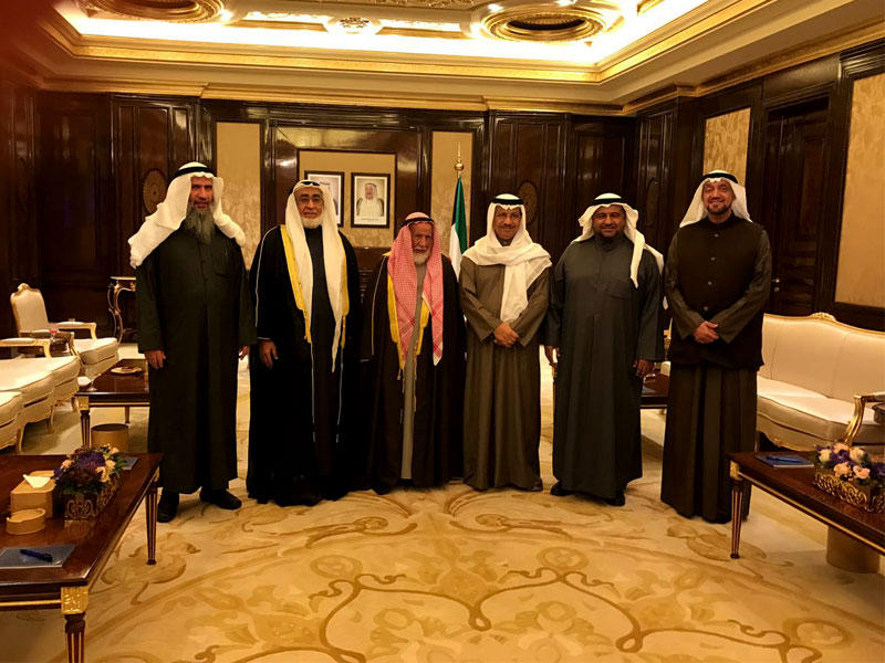 المبارك مستقبلاً وفد «الإصلاح»n