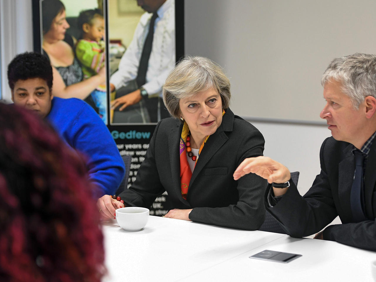 رئيسة الوزراء البريطانية تيريزا ماي
