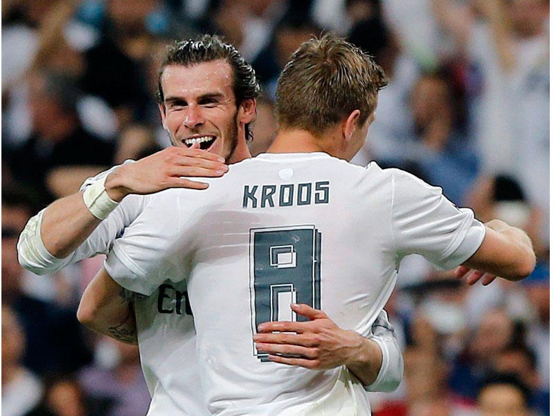 توني كروس وغاريث بيل نجما الريال