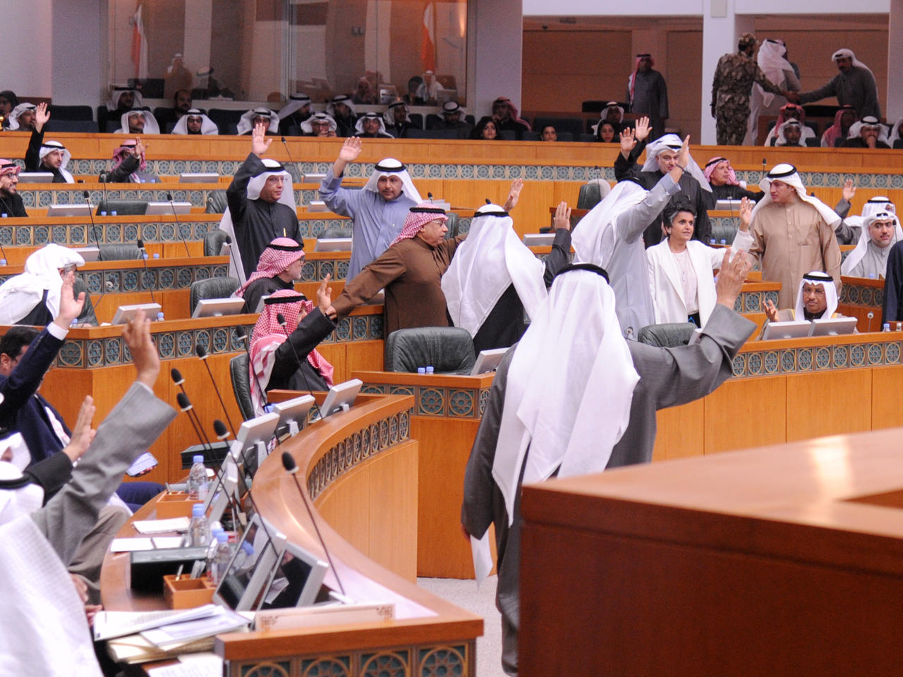 جانب من جلسة مجلس الأمة يوم أمس الثلاثاء