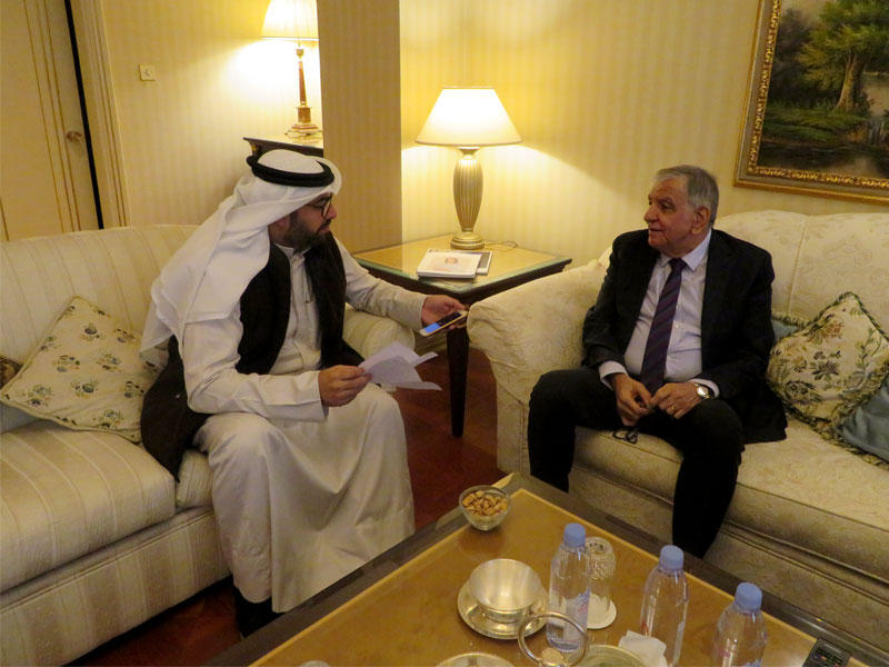 اللعيبي متحدثاً إلى «الجريدة»