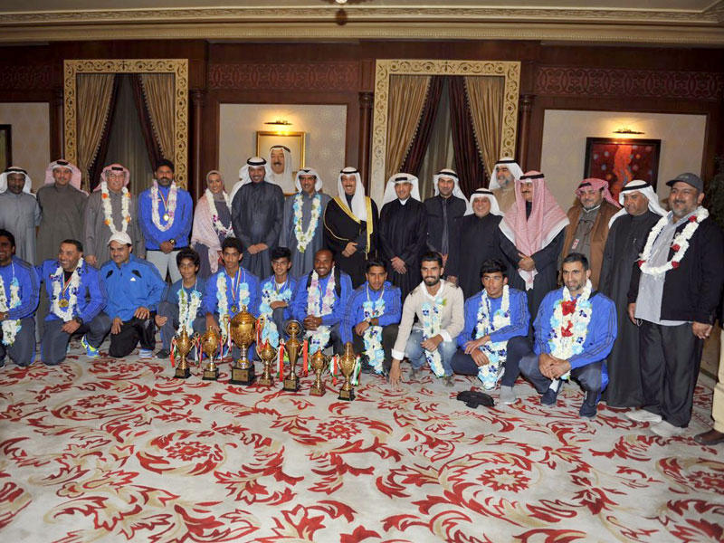 الجابر يتوسط الأبطالn