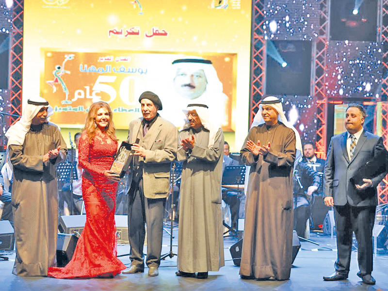 من أجواء حفل تكريم يوسف المهناn