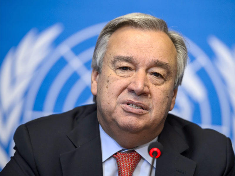 الأمين العام للأمم المتحدة أنطونيو غوتيريش