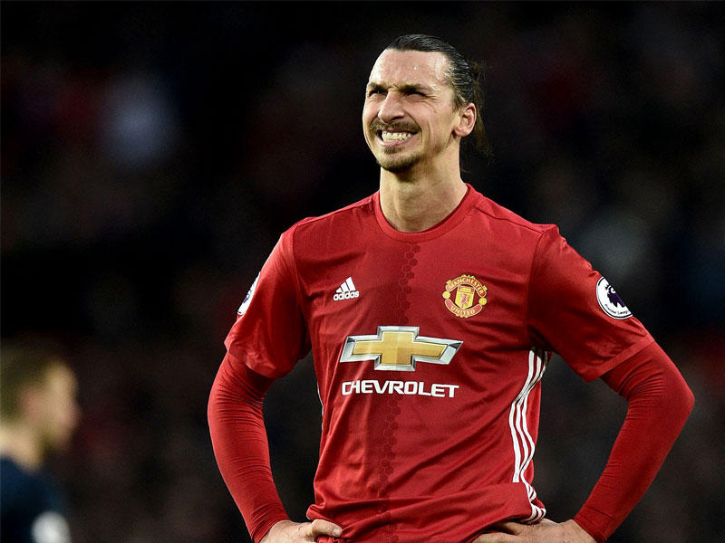 المهاجم السويدي زلاتان ابراهيموفيتش