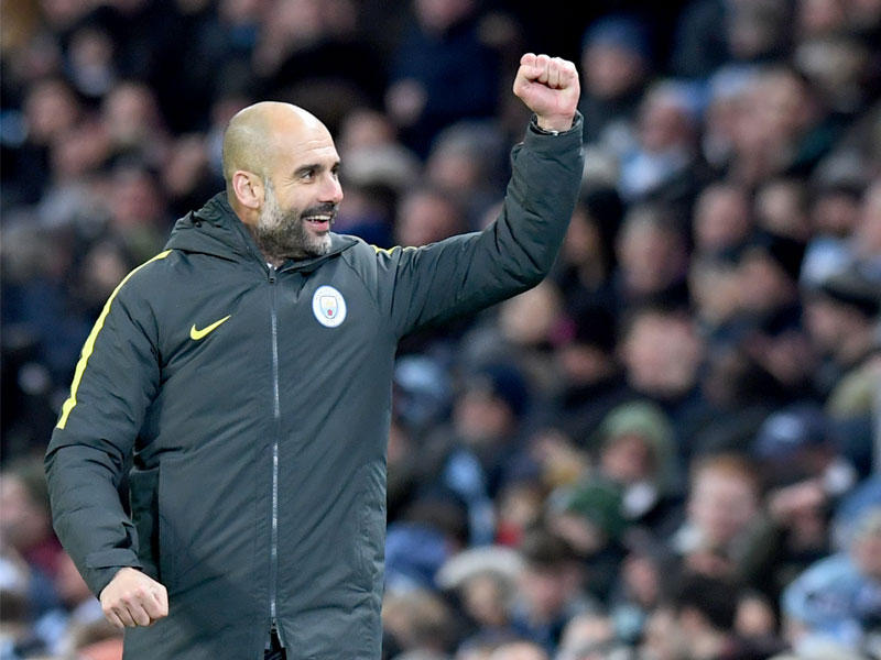  مدرب نادي مانشستر سيتي الإنكليزي جوسيب غوارديولا