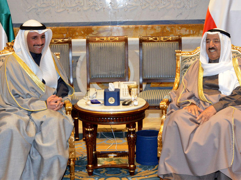 الأمير مستقبلاً الغانم أمسn