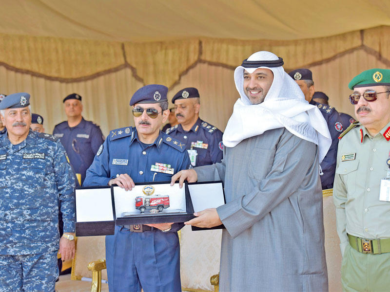 المكراد مكرماً العبدالله بحضور الرفاعي والدوسري