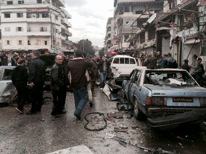 السيارة المفخخة في مدينة جبلة الساحلية التابعة للاذقية