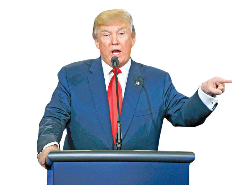  الرئيس الأميركي المنتخب دونالد ترامب