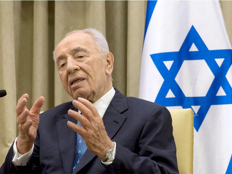  الرئيس الإسرائيلي الراحل شمعون بيريز 