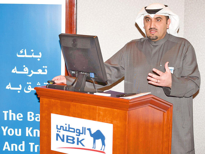  نائب المدير العام لمجموعة الخدمات المصرفية الشخصية في بنك الكويت الوطني محمد العثمان 
