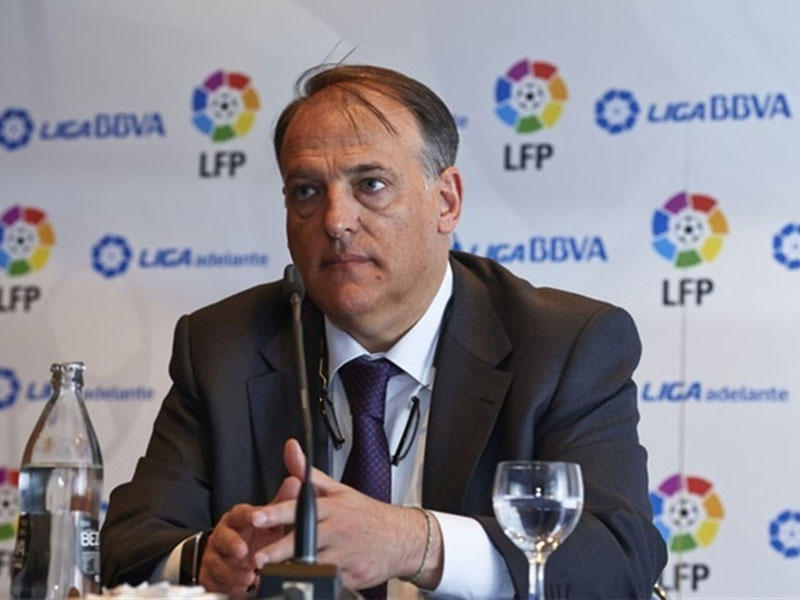 رئيس رابطة الدوري الإسباني لكرة القدم (الليغا) خابيير تيباس
