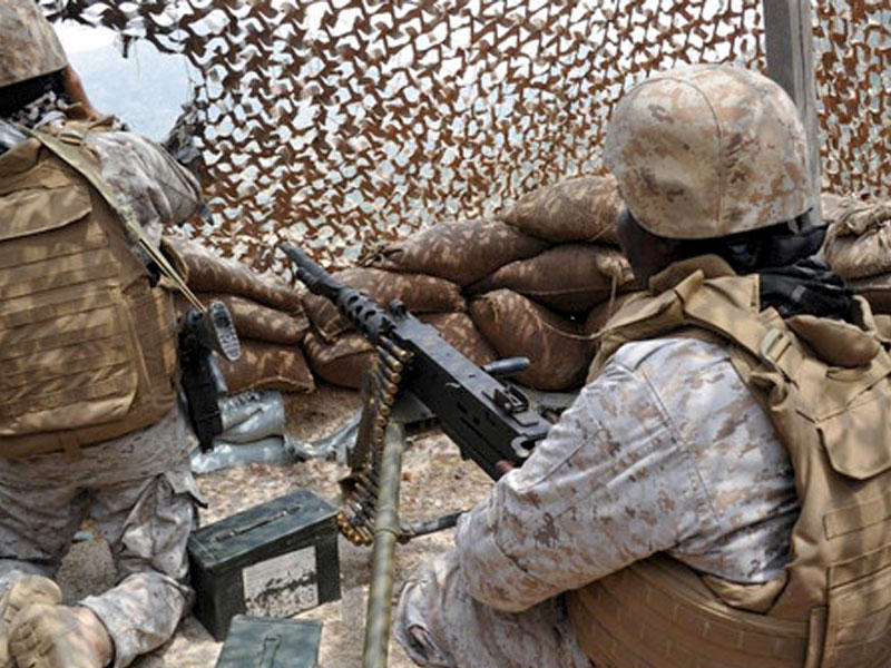  القوات السعودية المشتركة فجر أمس