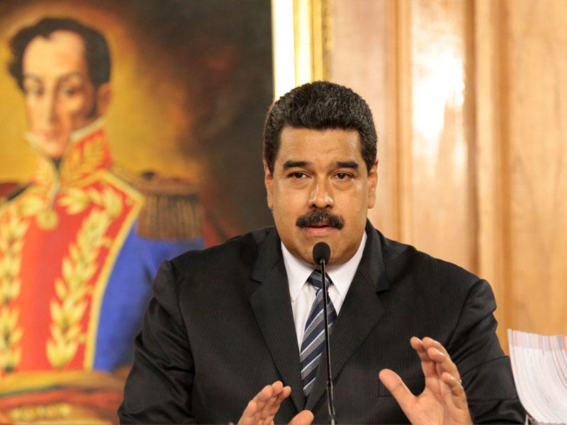  الرئيس اليساري الشعبوي نيكولاس مادورو