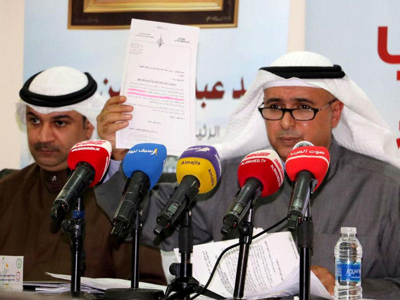 المطوع متحدثاً في المؤتمر الصحافي للرابطة