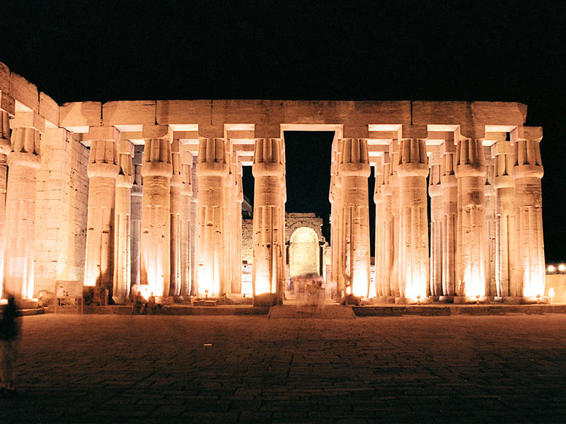 مدينة الأقصر التاريخية  في صعيد مصر