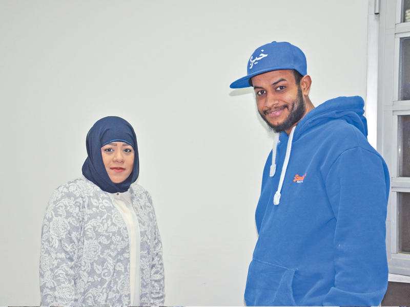 سليمان الحويس وعنود العوضي