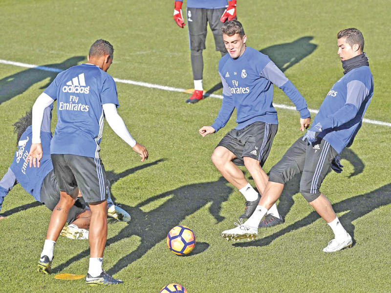 جانب من تدريبات الريال