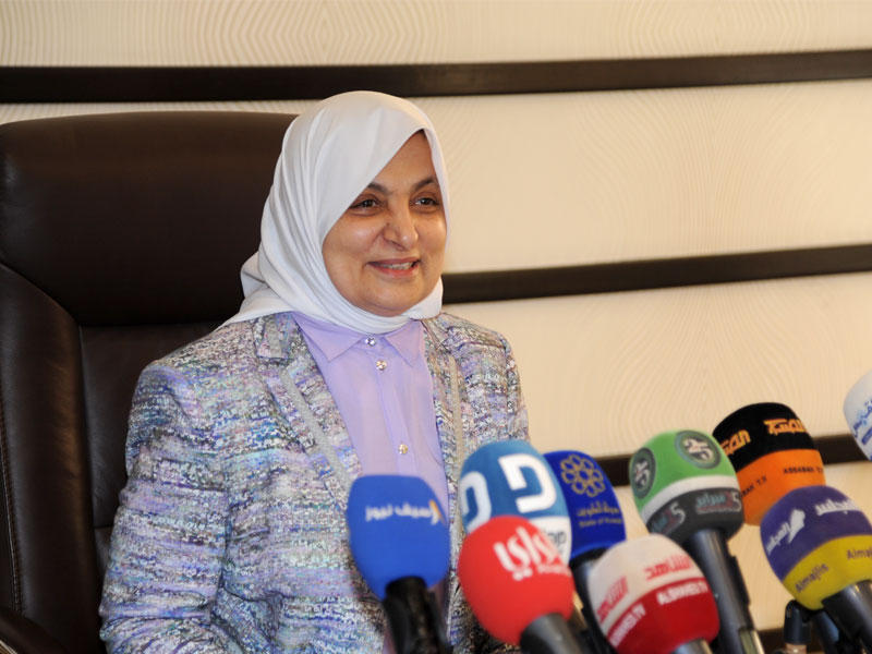 وزيرة الشؤون الاجتماعية والعمل وزيرة الدولة للشؤون الاقتصادية هند الصبيح