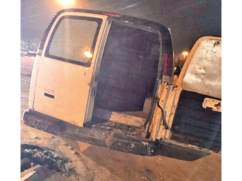 المركبة التي استخدمها اللصوص في السرقة