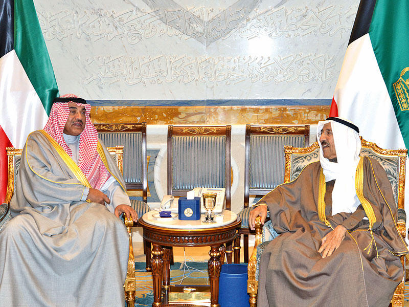 الأمير مستقبلا صباح الخالد أمس