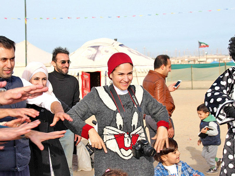 جانب من المشاركين في المخيم