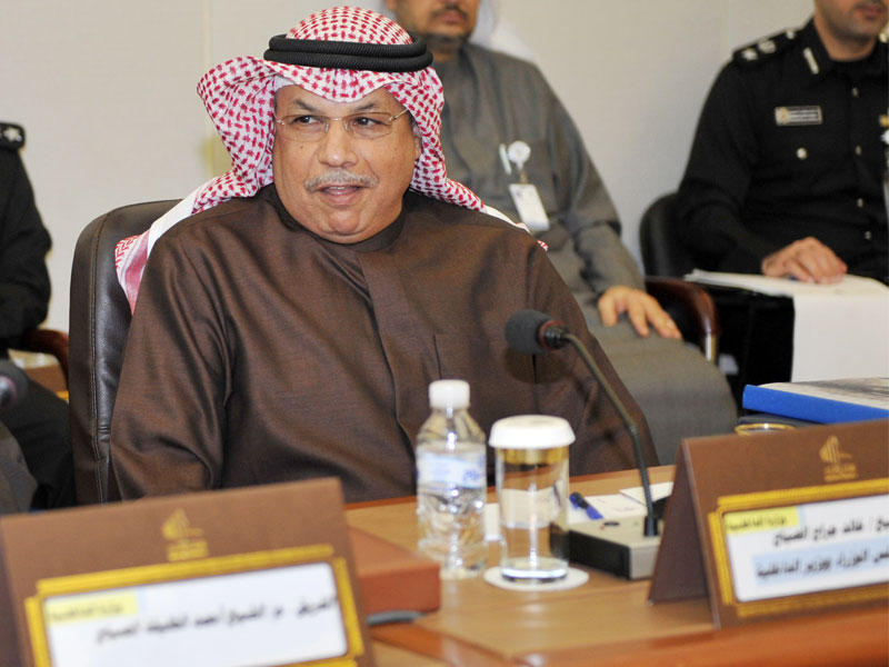 نائب رئيس مجلس الوزراء وزير الداخلية الشيخ خالد الجراح