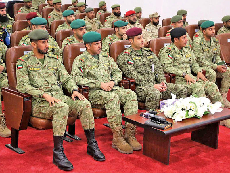 المشاركون في التمرين