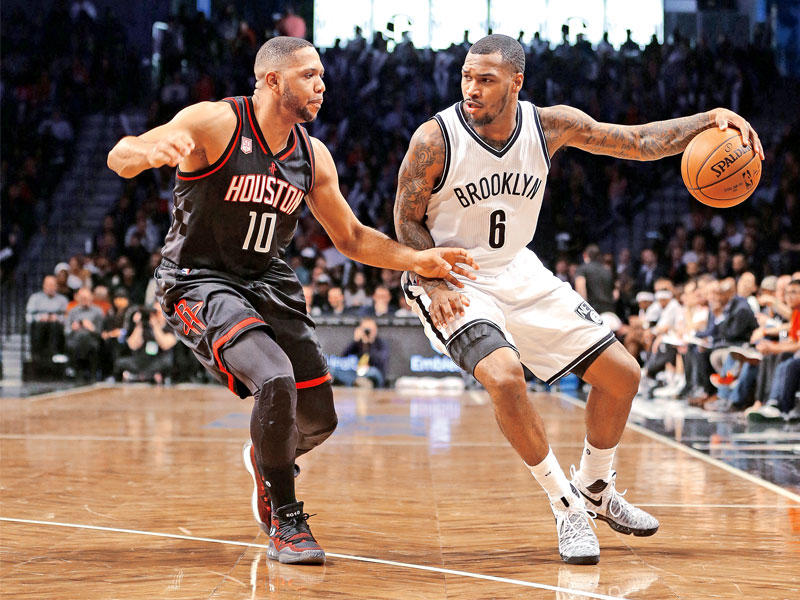 جانب من لقاء ميامي هيت وهيوستن روكيتس