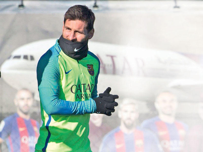  المهاجم الأرجنتيني ليونيل ميسي